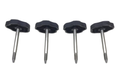 4 ea Soft Top Door Surround Knob with Pin Set | Jeep 2007–17