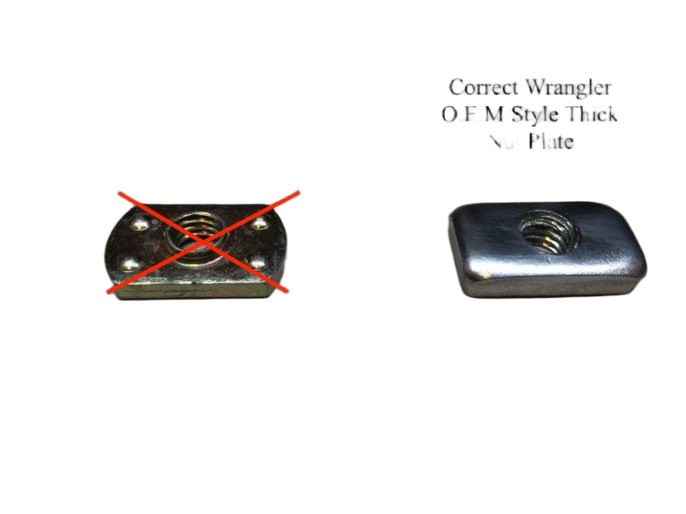 1987 to 1995 Jeep Wrangler Hard Top Thumb Screws/Nuts/Washer/ KIT Fits All YJs - Image 3