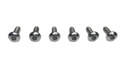 6 ea Steel Front Bumper Torx Bolt Set for 1987-6 Jeep YJ TJ