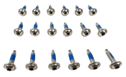 18 pcs 1997 to 2006 Jeep Wrangler TJ Stainless Steel Bumper End Cap Torx Screws / Complete Set