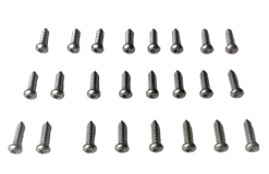 24 ea. Stainless Steel T-15 Torx Screws | Fits 1987–1995 Jeep Wrangler YJ & TJ Turn Signals, Brake Lights, Running Lights + 1987–2021 YJ, TJ, JK Headlight Bezels & Housings | OEM-Grade Rust-Proof Replacement Hardware